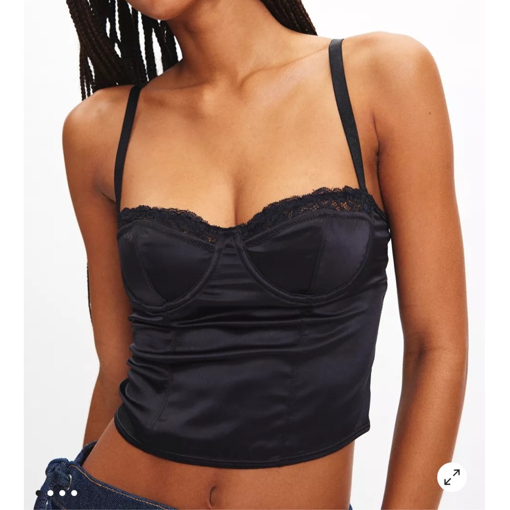 Urban Outfitters Corset Top - Black - Size S